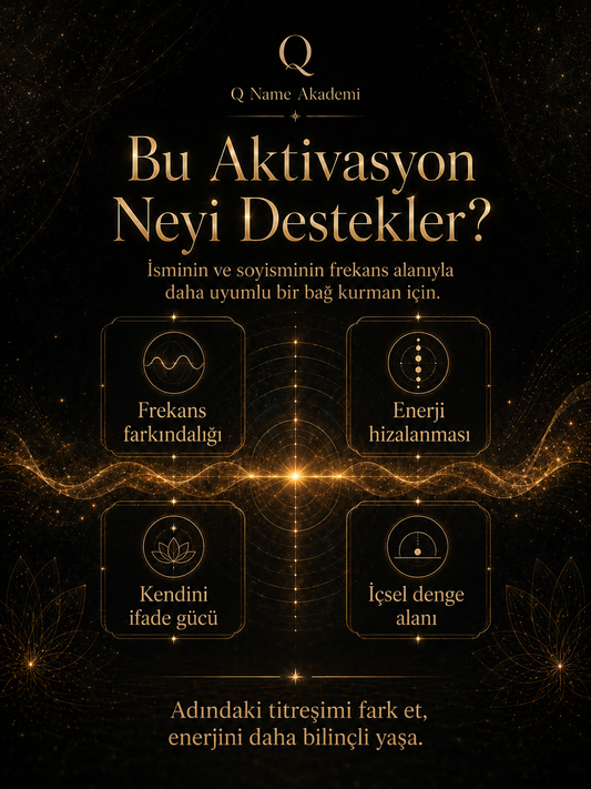 İsim&Soyisim Frekans Aktivasyonu