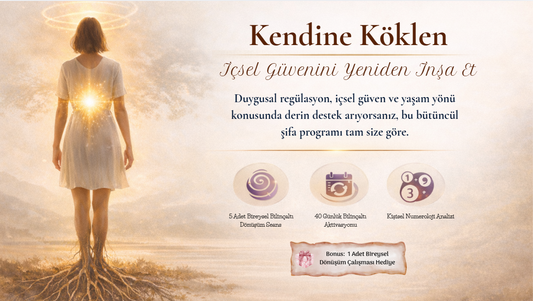 KAPSAMLI ŞİFA VE GÜVEN AKTİVASYONU & Kendine köklen, içsel güvenini yeniden inşa et.