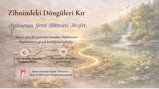 DERİN DÖNÜŞÜM & Kalıpları fark et, frekansını dönüştür.